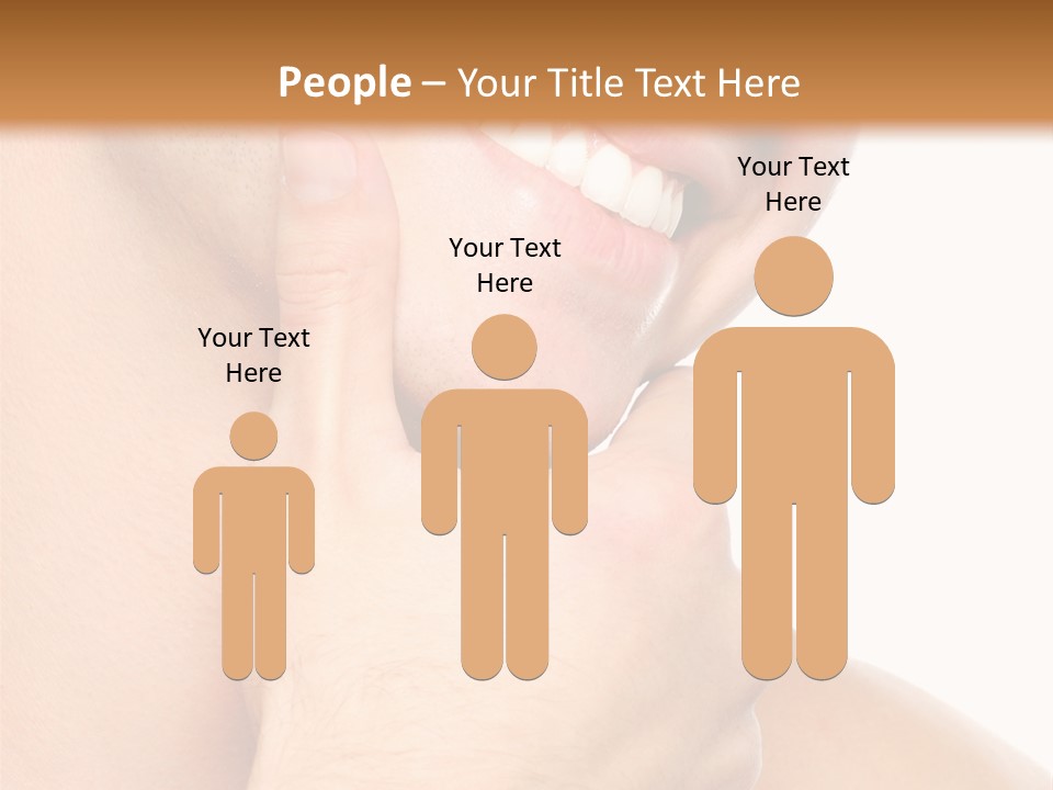 Closeup Man Handsome PowerPoint Template