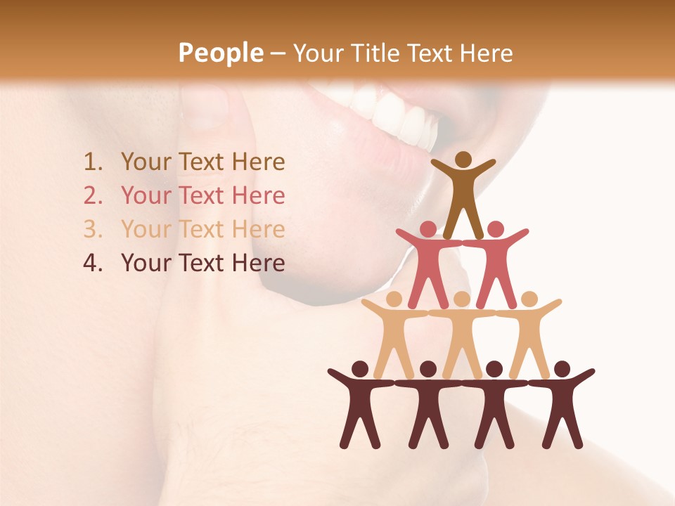 Closeup Man Handsome PowerPoint Template