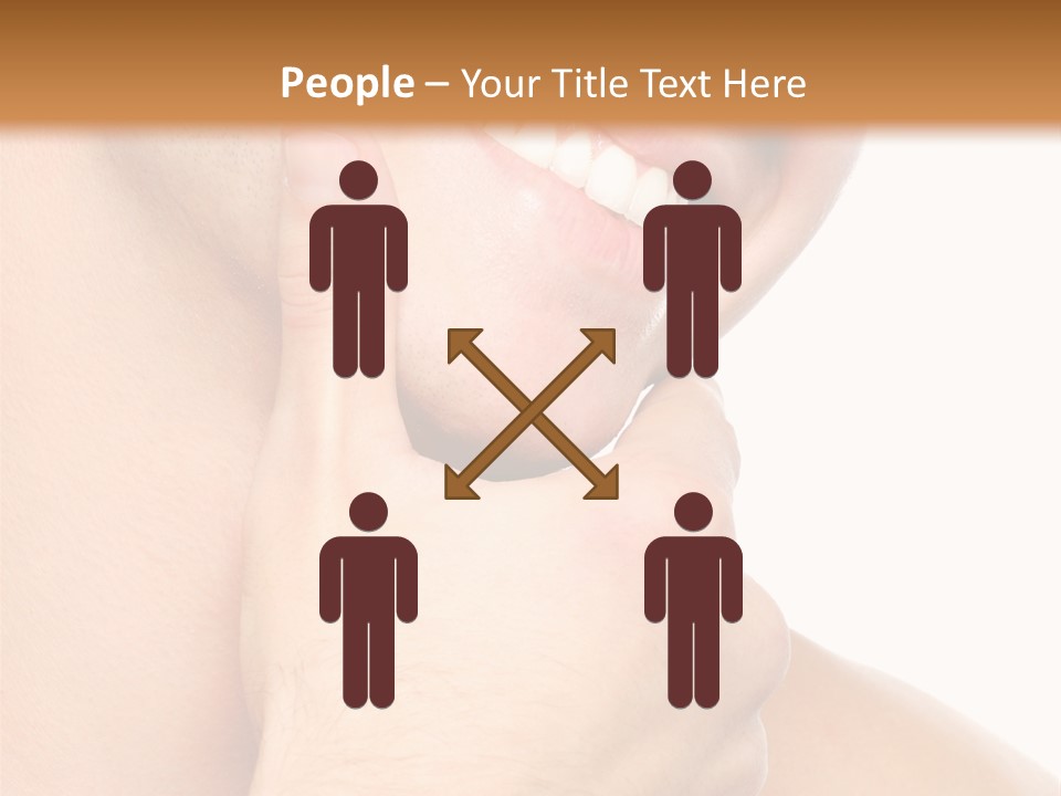 Closeup Man Handsome PowerPoint Template