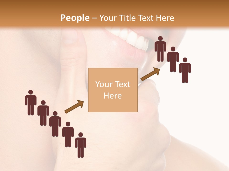 Closeup Man Handsome PowerPoint Template