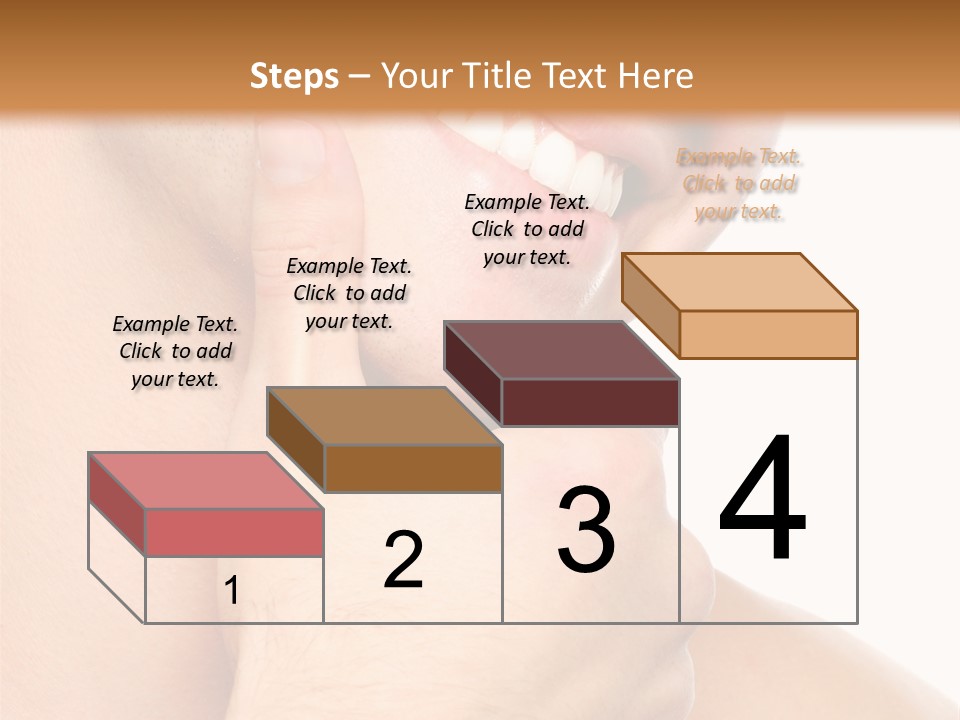 Closeup Man Handsome PowerPoint Template