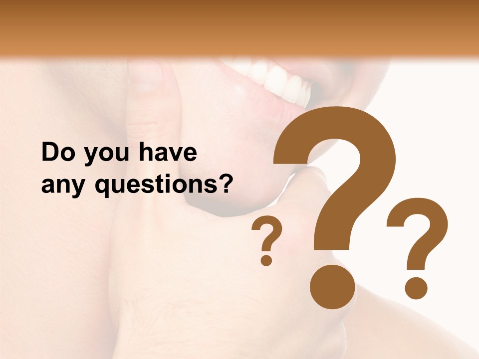 Closeup Man Handsome PowerPoint Template