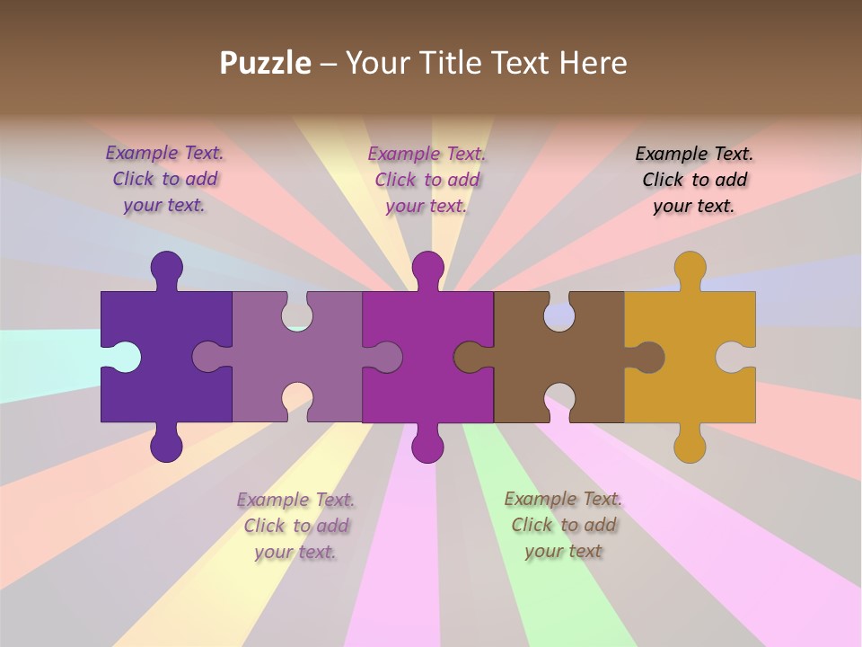 Sparkling Advertising Blue PowerPoint Template