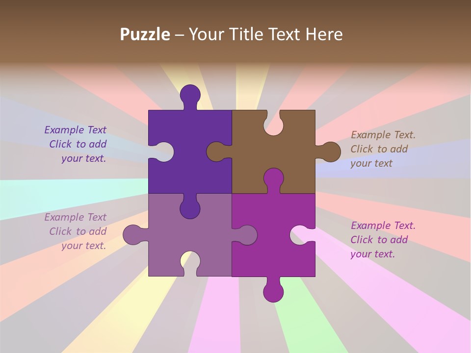 Sparkling Advertising Blue PowerPoint Template