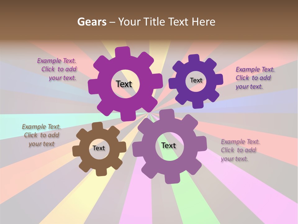 Sparkling Advertising Blue PowerPoint Template