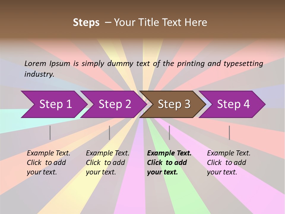 Sparkling Advertising Blue PowerPoint Template