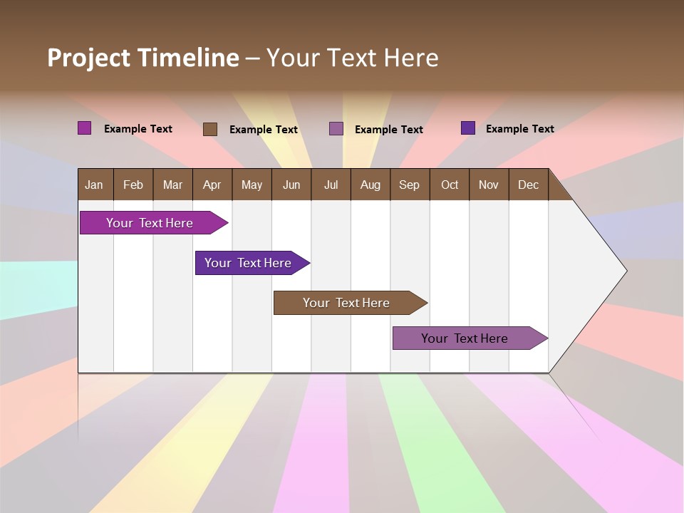 Sparkling Advertising Blue PowerPoint Template