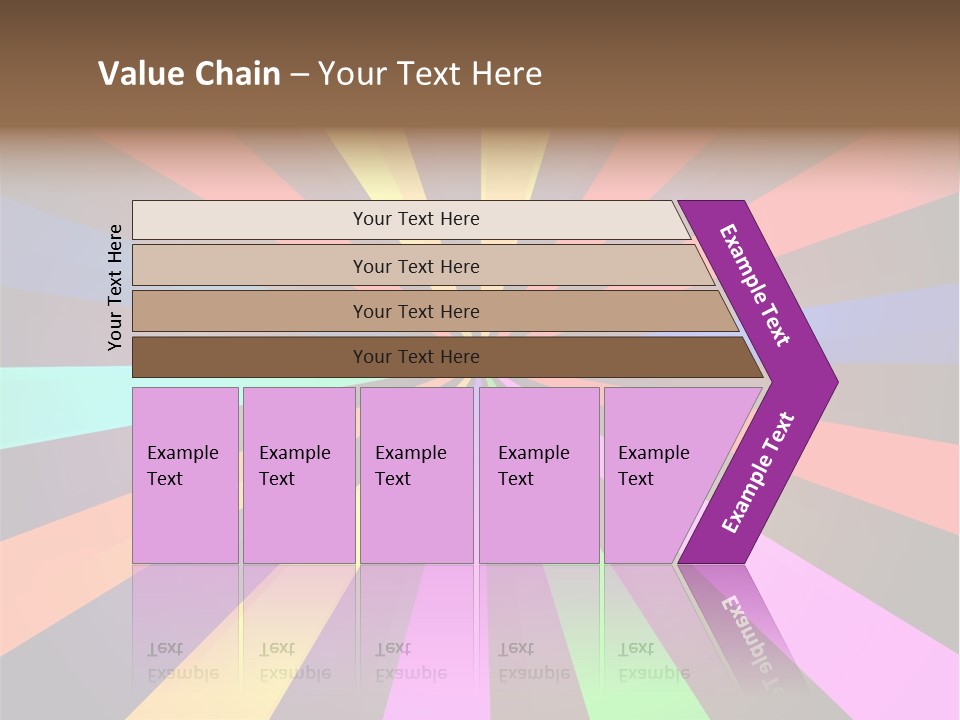 Sparkling Advertising Blue PowerPoint Template