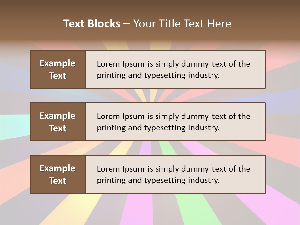 Sparkling Advertising Blue PowerPoint Template