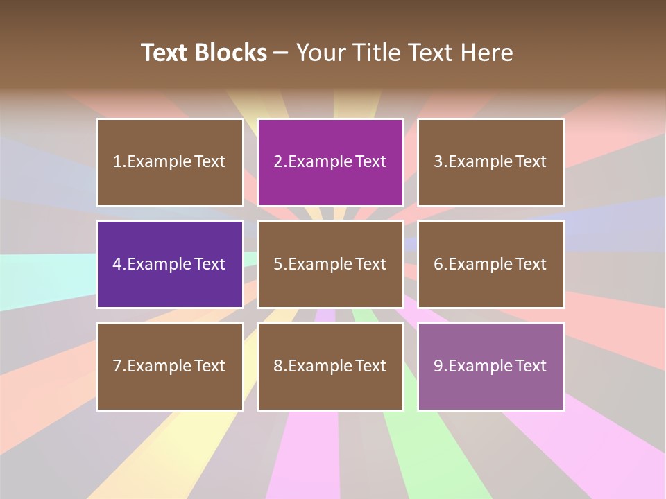 Sparkling Advertising Blue PowerPoint Template