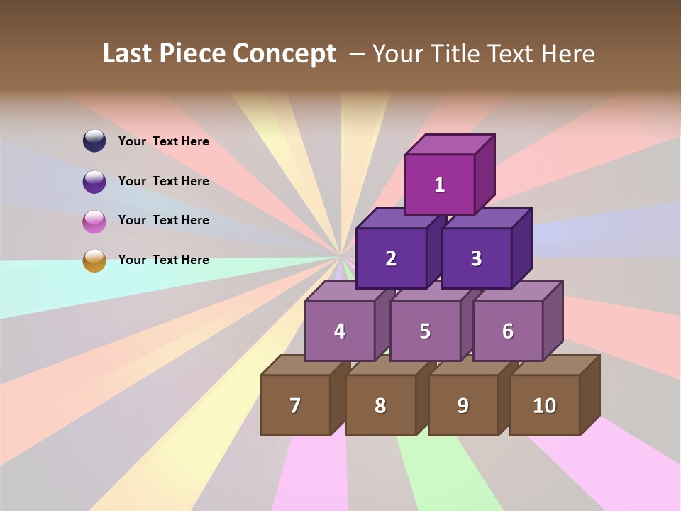 Sparkling Advertising Blue PowerPoint Template