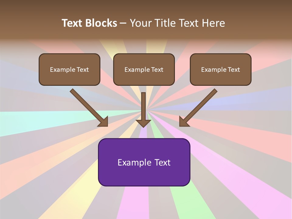 Sparkling Advertising Blue PowerPoint Template