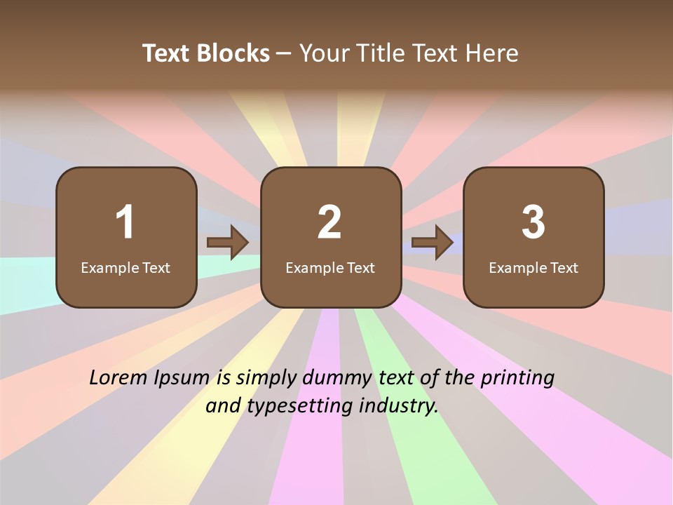 Sparkling Advertising Blue PowerPoint Template