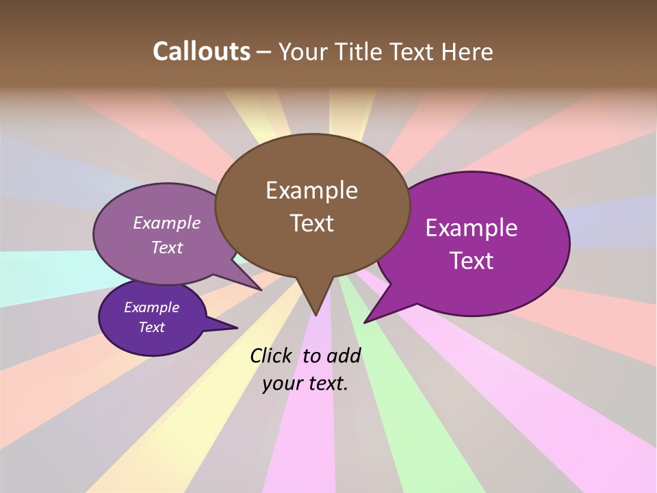 Sparkling Advertising Blue PowerPoint Template