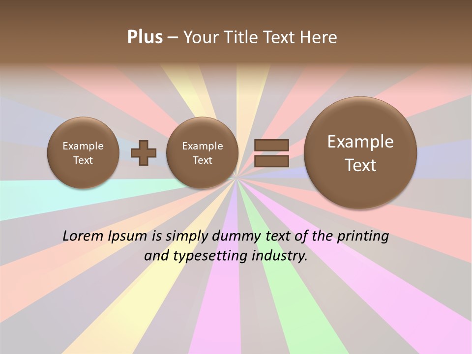 Sparkling Advertising Blue PowerPoint Template