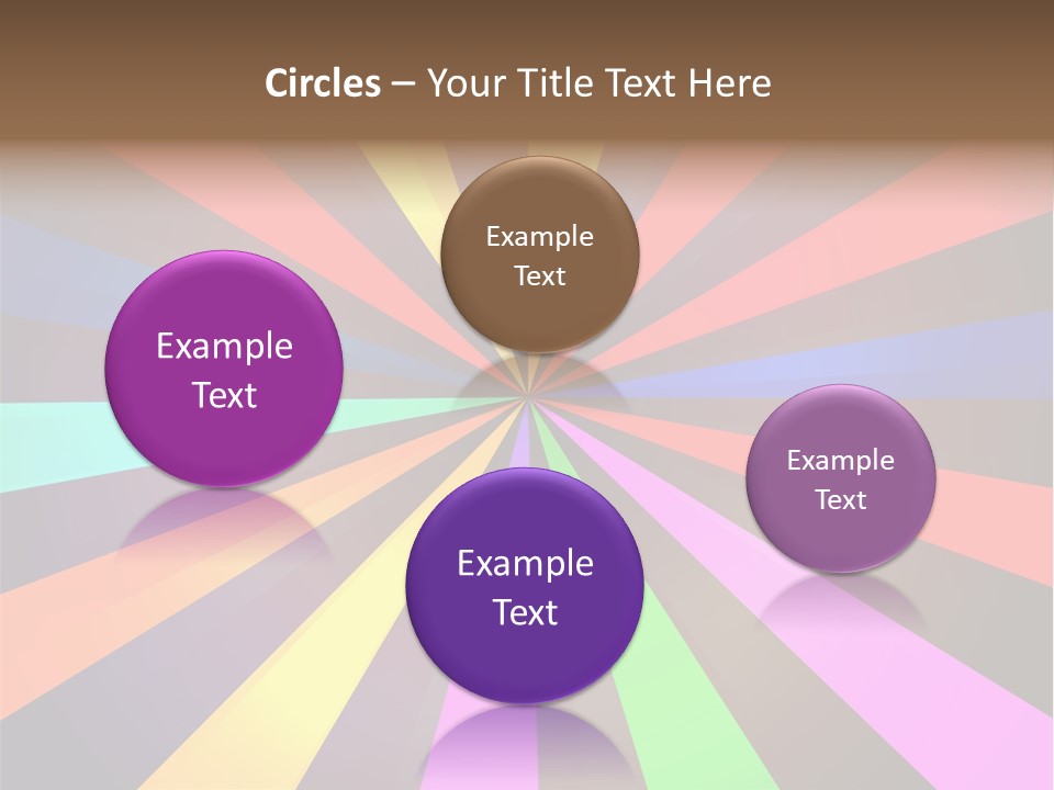 Sparkling Advertising Blue PowerPoint Template