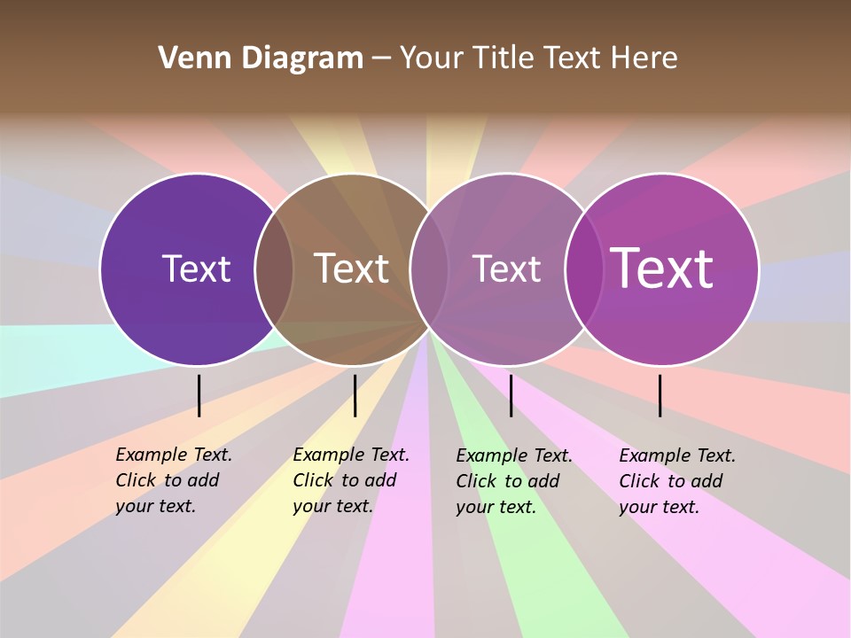 Sparkling Advertising Blue PowerPoint Template