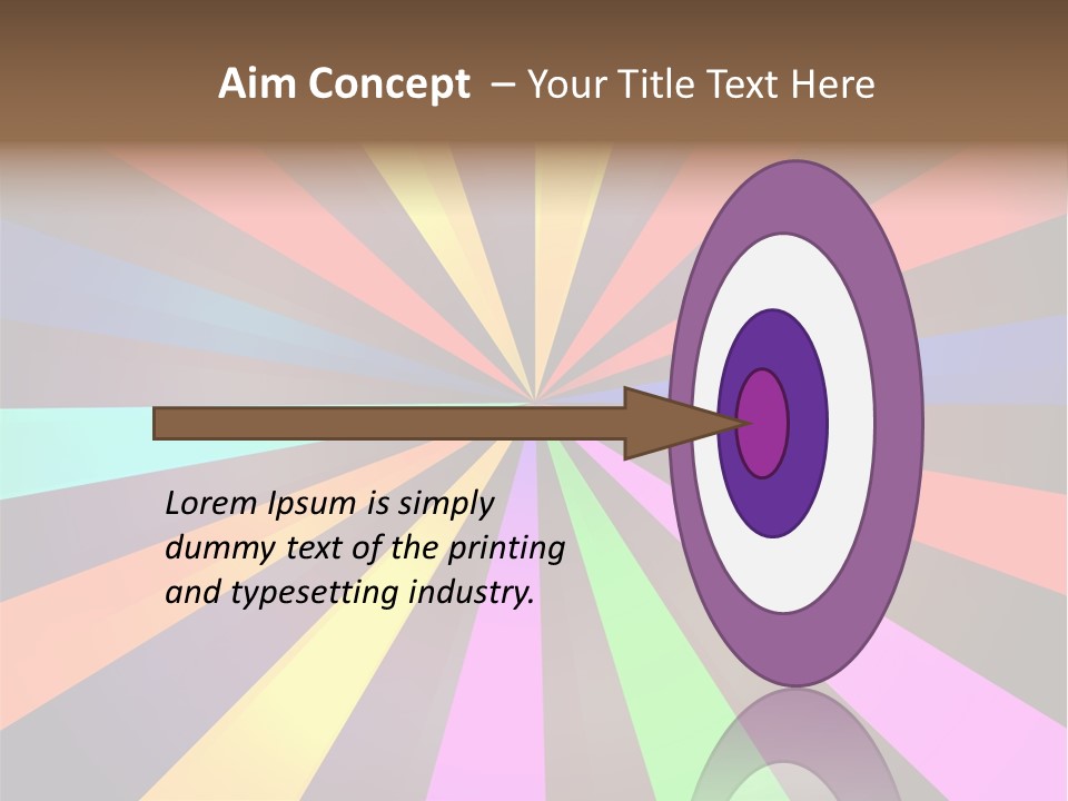 Sparkling Advertising Blue PowerPoint Template