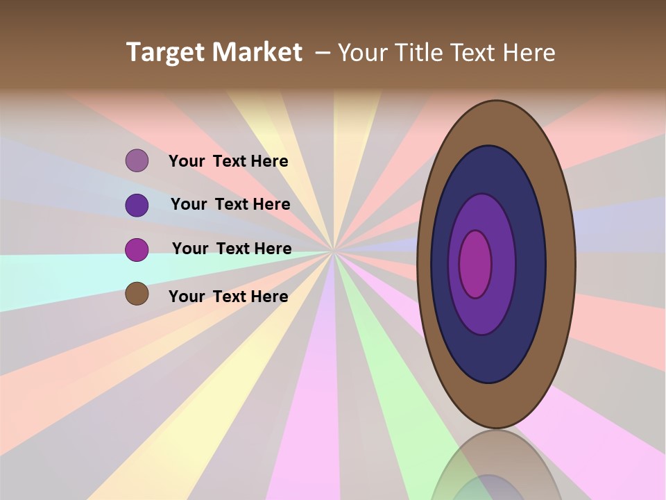 Sparkling Advertising Blue PowerPoint Template