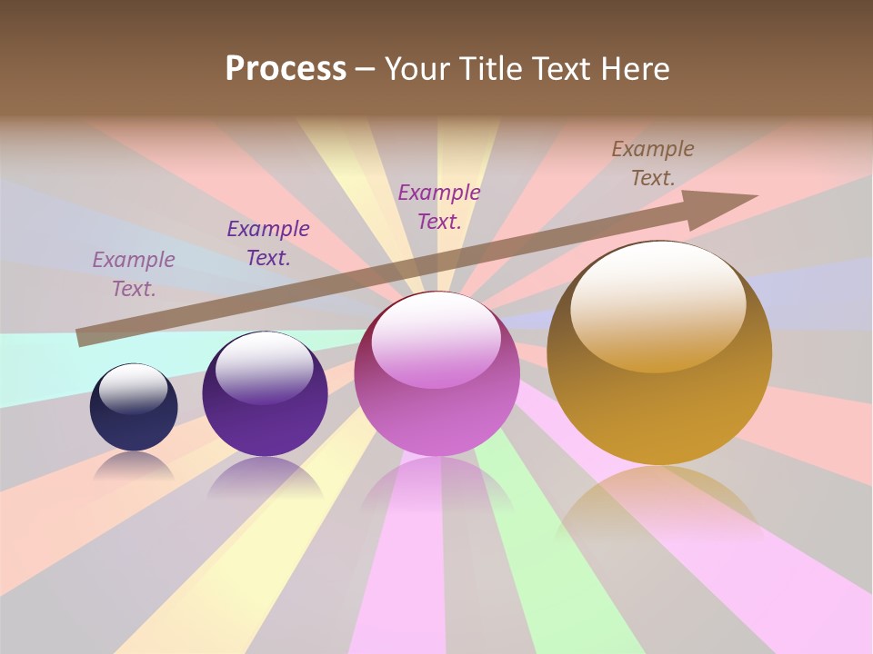 Sparkling Advertising Blue PowerPoint Template