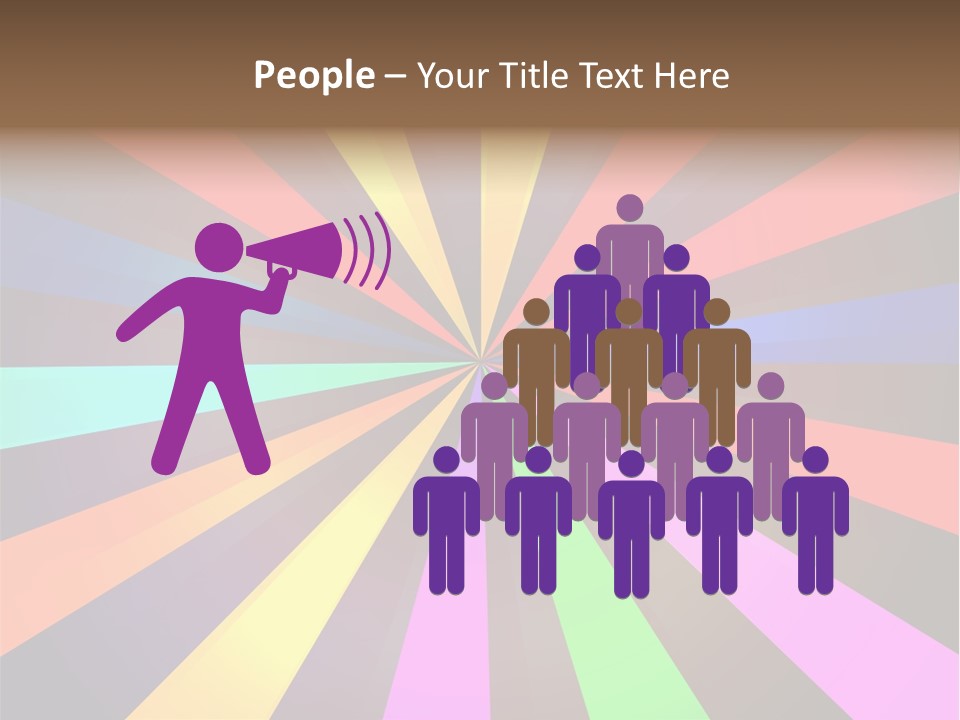 Sparkling Advertising Blue PowerPoint Template