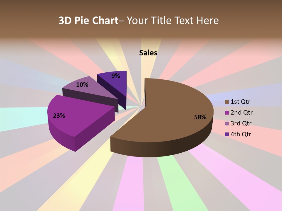 Sparkling Advertising Blue PowerPoint Template