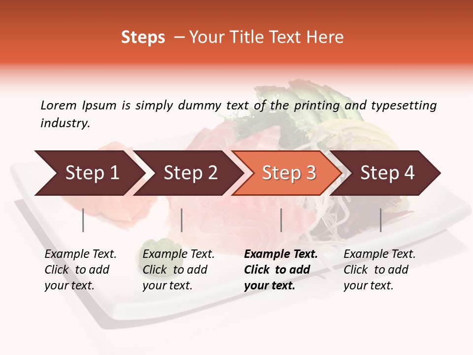 Bass Cuisine Lifestyle PowerPoint Template