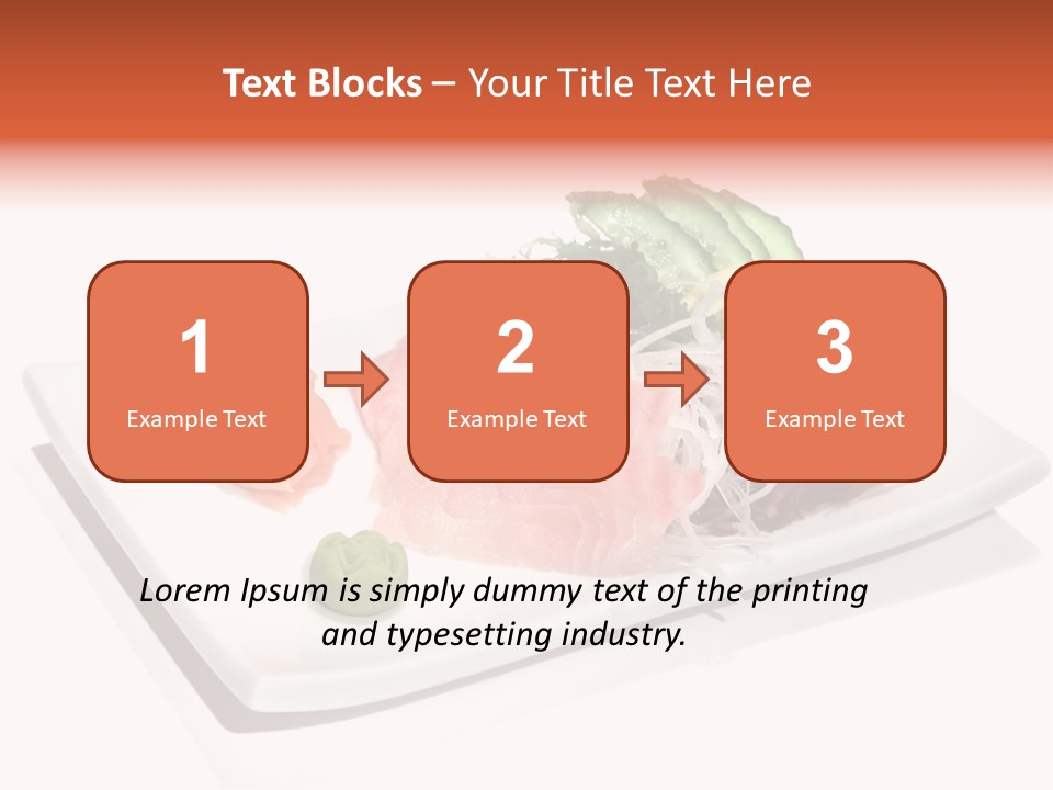 Bass Cuisine Lifestyle PowerPoint Template