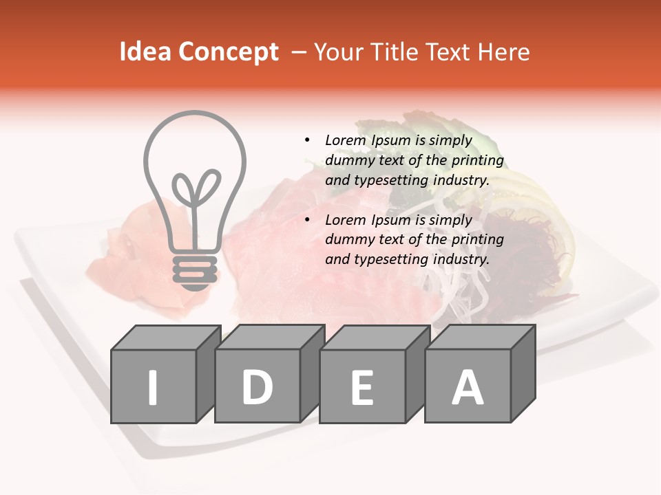 Bass Cuisine Lifestyle PowerPoint Template