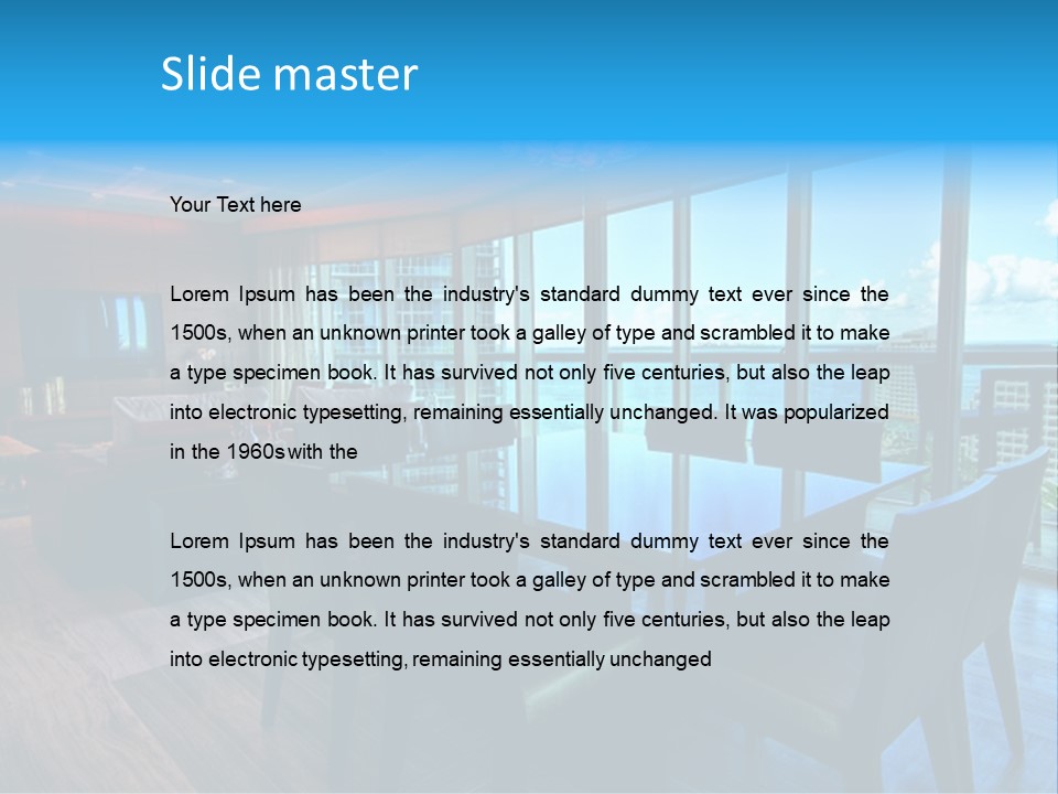 Luxury Style Residential PowerPoint Template