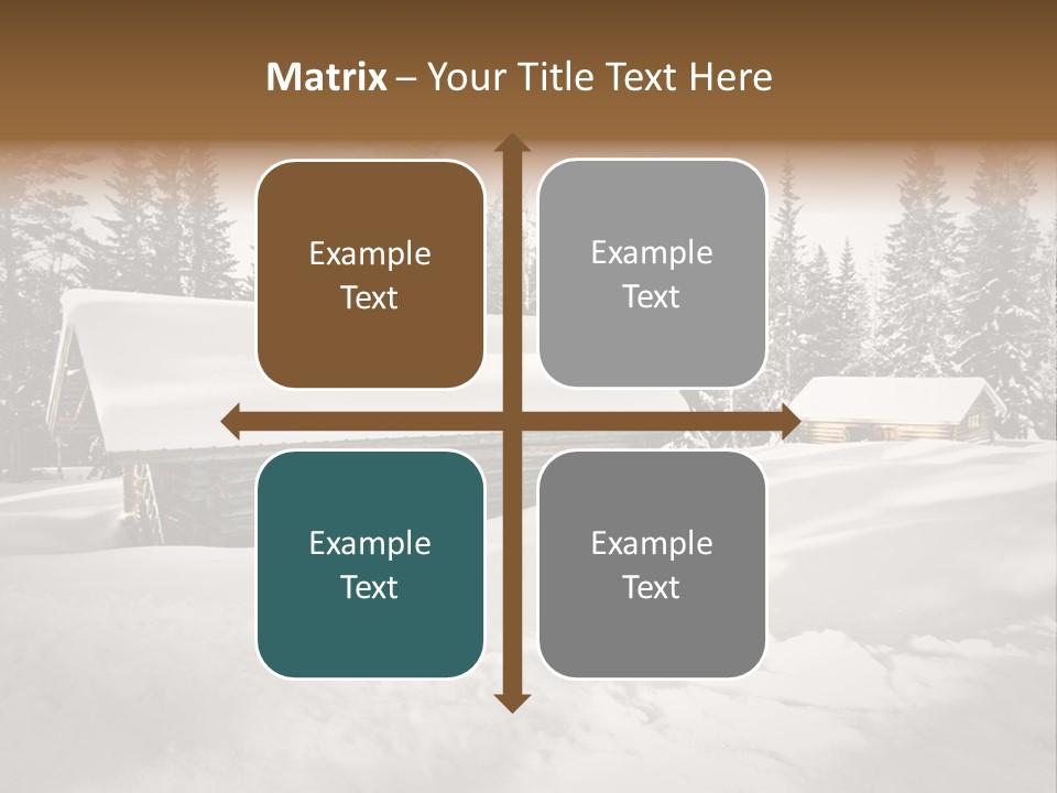 Shelter Wilderness Cottage PowerPoint Template