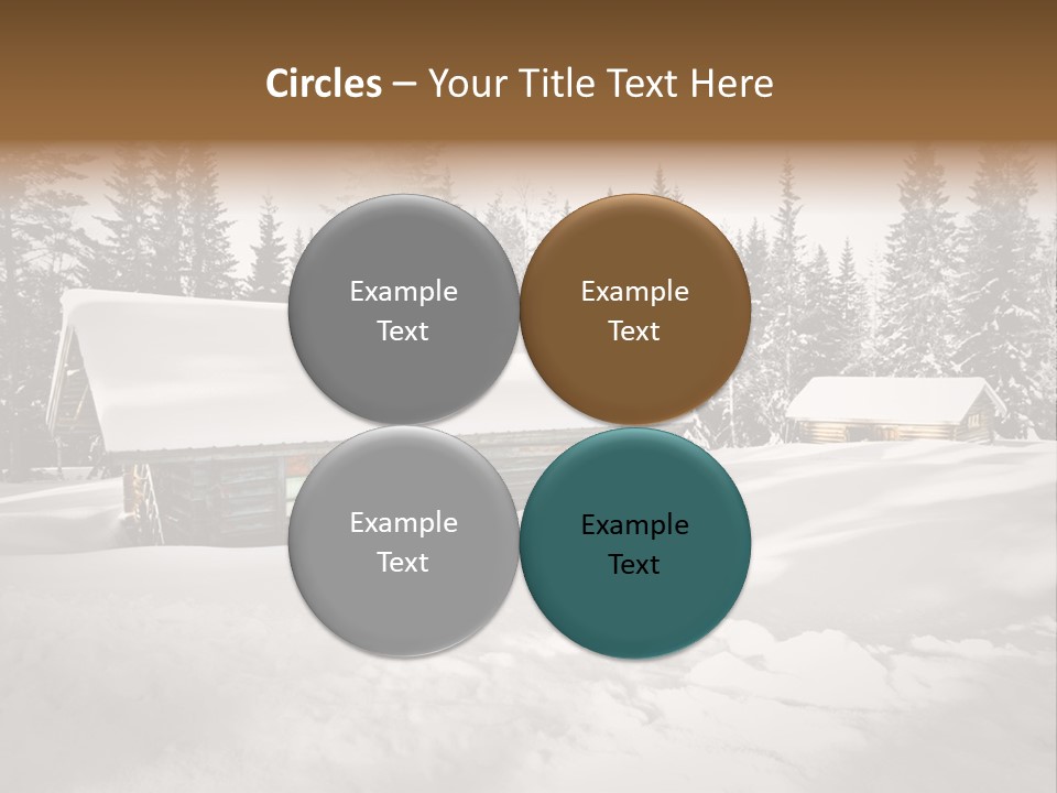 Shelter Wilderness Cottage PowerPoint Template