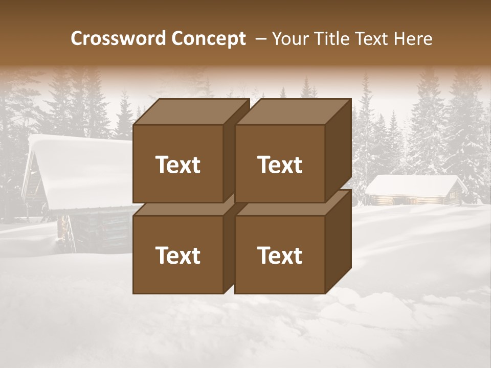 Shelter Wilderness Cottage PowerPoint Template