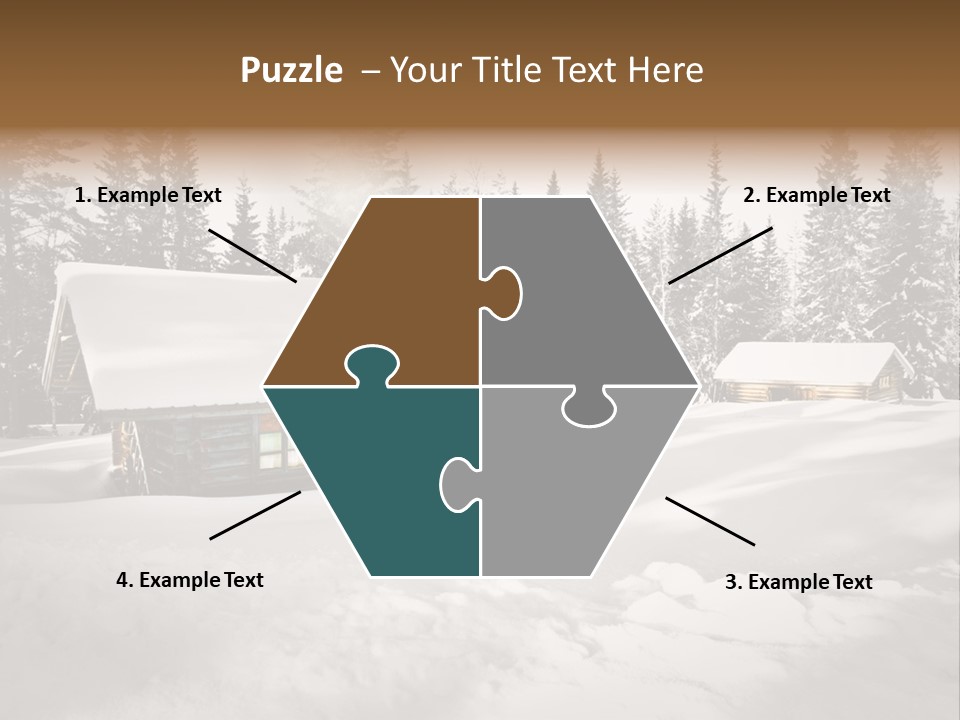 Shelter Wilderness Cottage PowerPoint Template