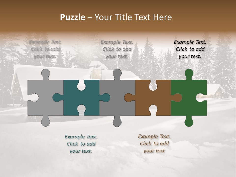 Shelter Wilderness Cottage PowerPoint Template