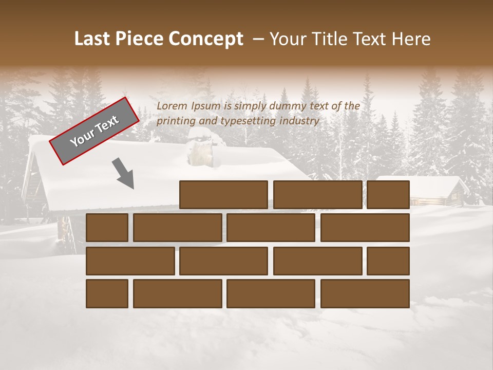 Shelter Wilderness Cottage PowerPoint Template