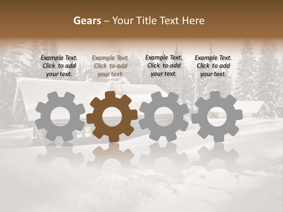 Shelter Wilderness Cottage PowerPoint Template