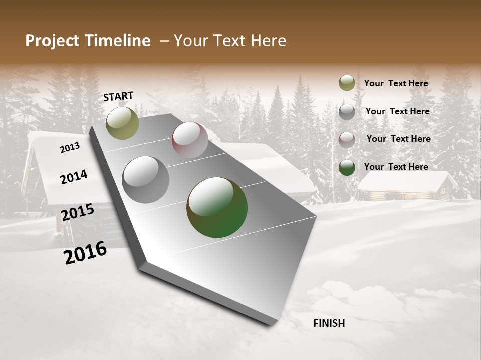 Shelter Wilderness Cottage PowerPoint Template