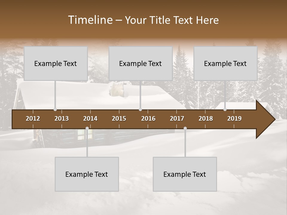 Shelter Wilderness Cottage PowerPoint Template
