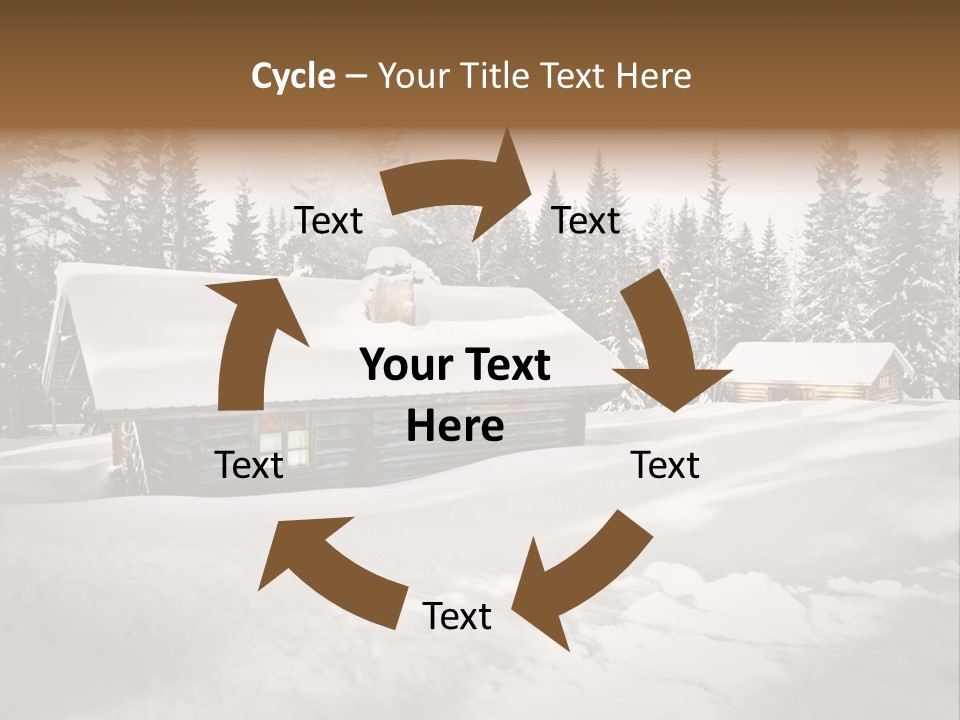 Shelter Wilderness Cottage PowerPoint Template