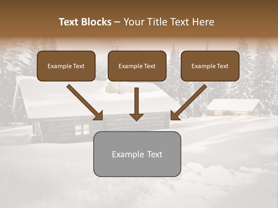 Shelter Wilderness Cottage PowerPoint Template