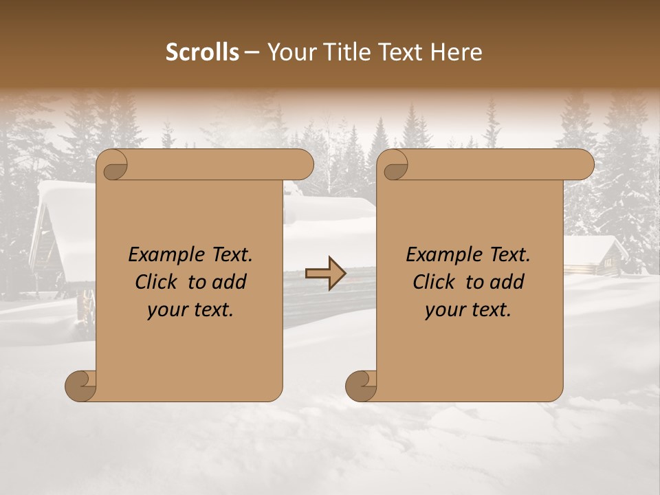 Shelter Wilderness Cottage PowerPoint Template