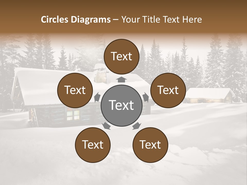 Shelter Wilderness Cottage PowerPoint Template