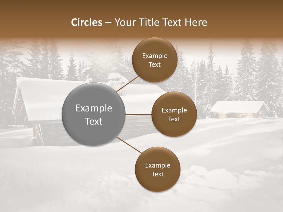 Shelter Wilderness Cottage PowerPoint Template