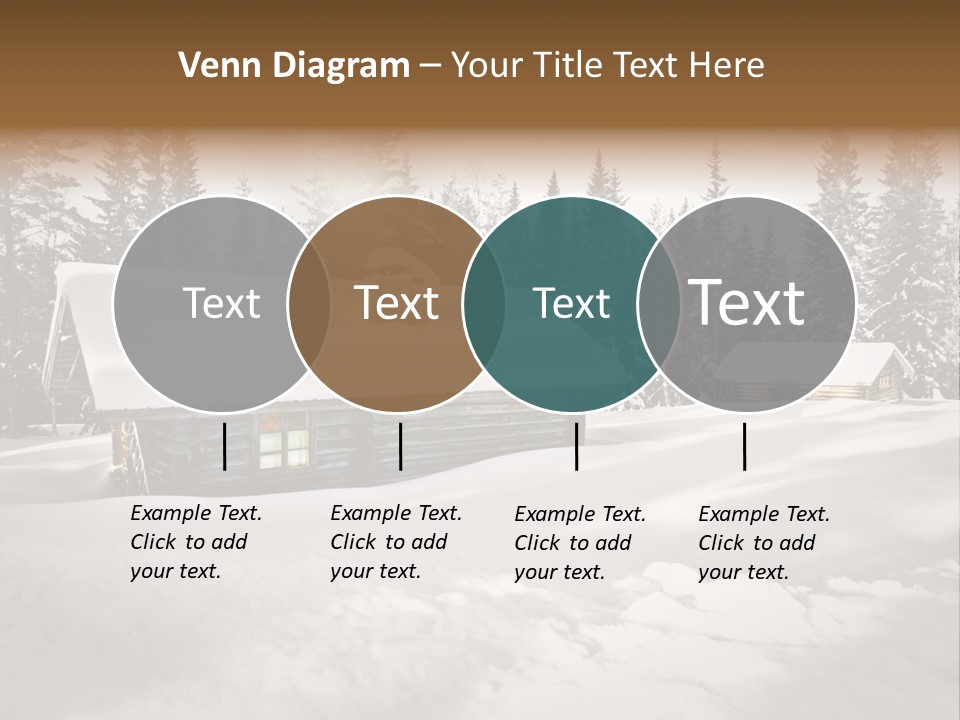 Shelter Wilderness Cottage PowerPoint Template