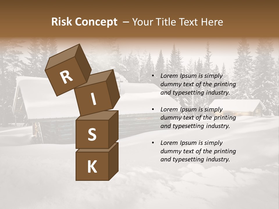 Shelter Wilderness Cottage PowerPoint Template