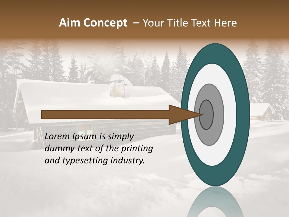 Shelter Wilderness Cottage PowerPoint Template