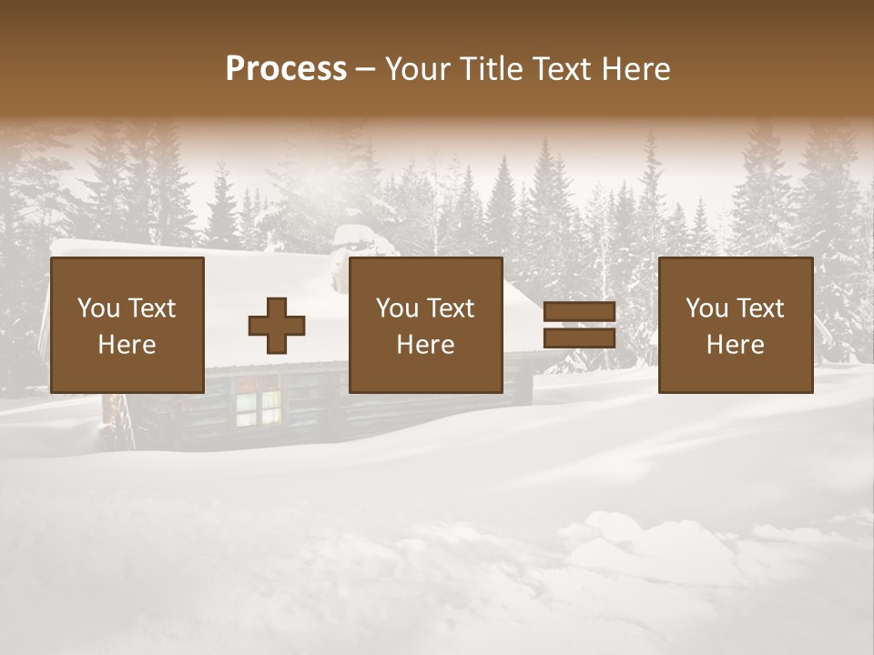 Shelter Wilderness Cottage PowerPoint Template