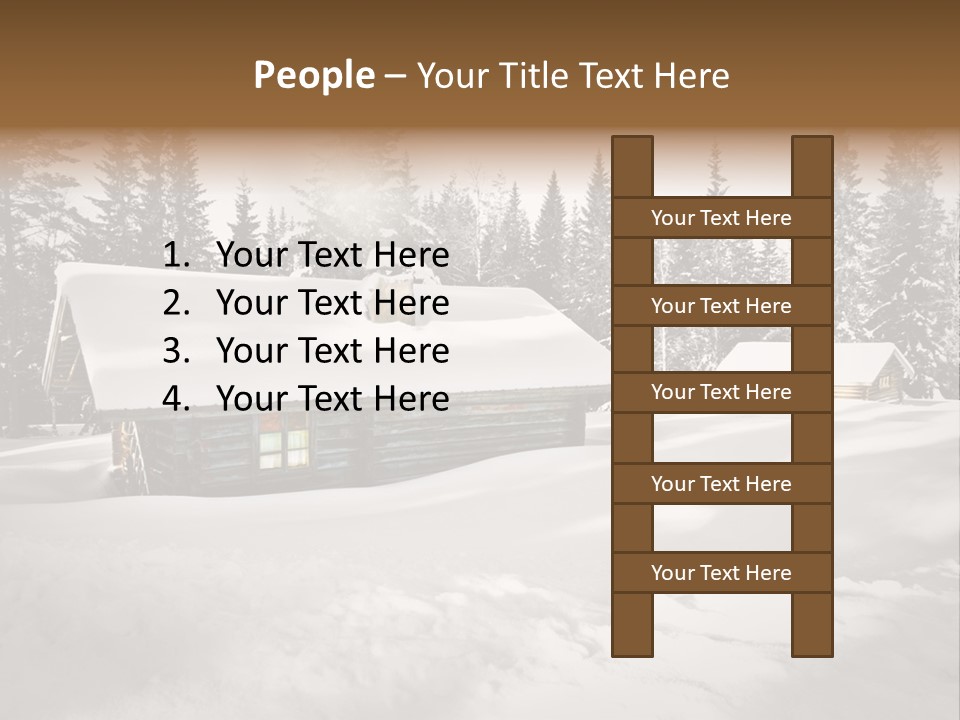 Shelter Wilderness Cottage PowerPoint Template