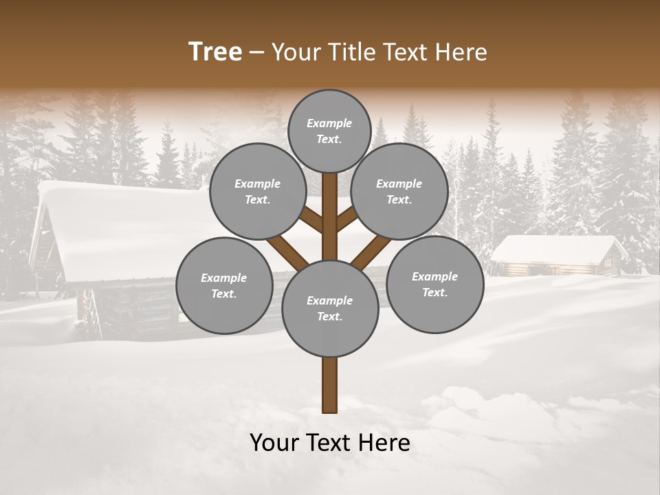Shelter Wilderness Cottage PowerPoint Template